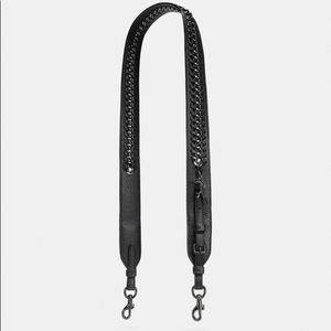 Coach Leather Strap with Chain